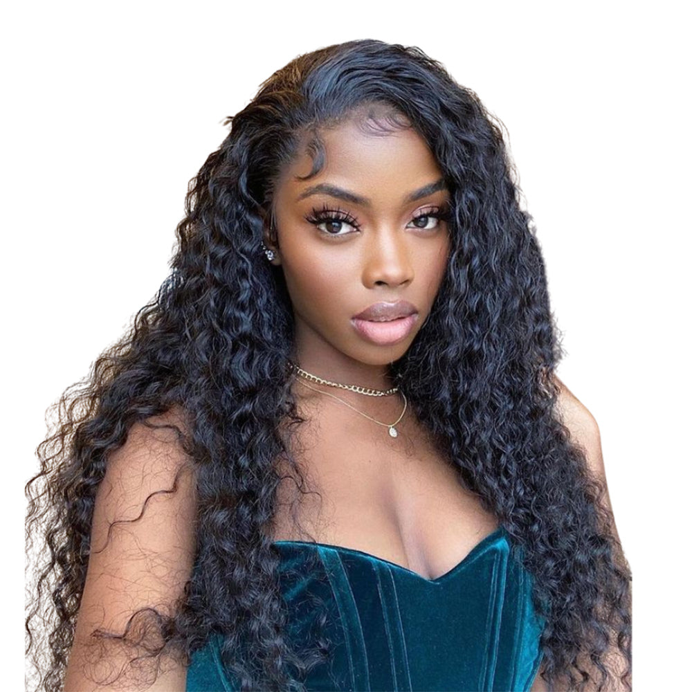 Aosun 13x6 Deep Wave Lace Front Wig Brazilian Human Hair Lace Wigs