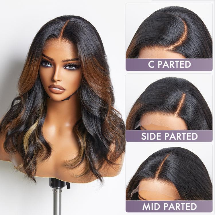 Limited Design | Combo Highlight Loose Wave Glueless 5x5 Closure HD Lace Wig