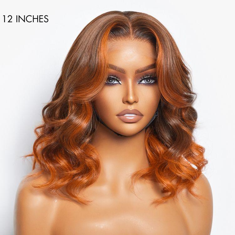 Limited Design | Ginger Highlight Ombre Loose Wave Glueless 5x5 Closure HD Lace Wig