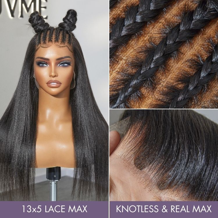 VIP ONLY | PreMax 2.0 Wigs | Nature Max Yaki Straight Ear-to-ear Glueless 13x5 Frontal HD Lace C Part Wig