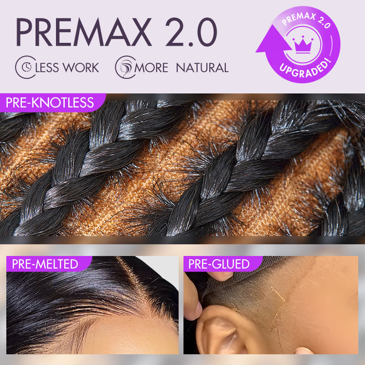 VIP ONLY | PreMax 2.0 Wigs | Nature Max Yaki Straight Ear-to-ear Glueless 13x5 Frontal HD Lace C Part Wig