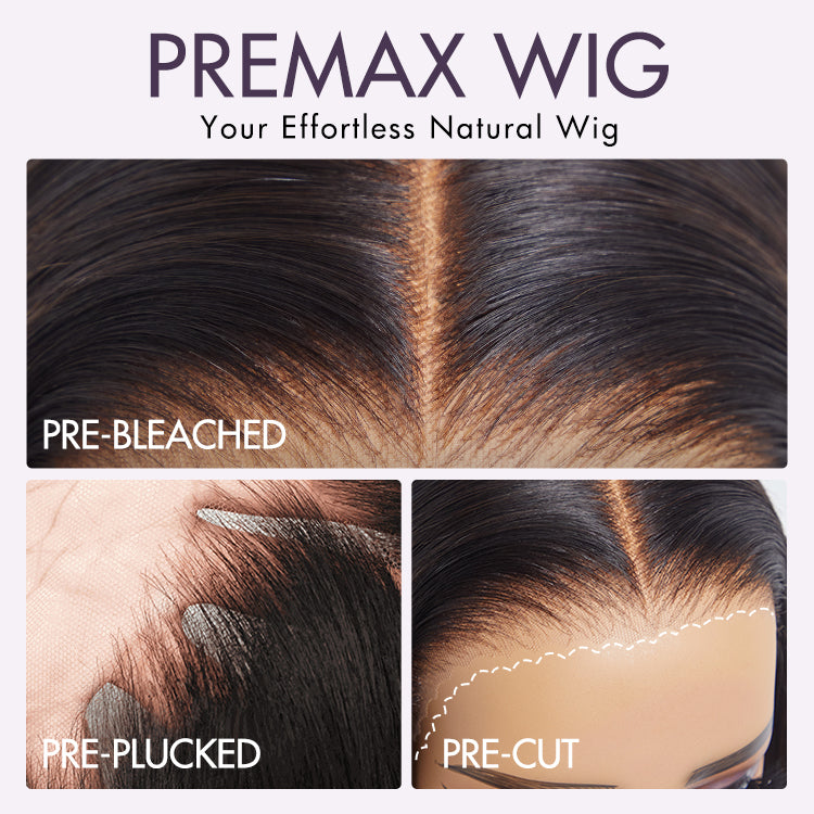 Crazy preMax Wigs | Super Natural Hairline Loose Body Wave Glueless 13x4 HD Lace Wig  180% density