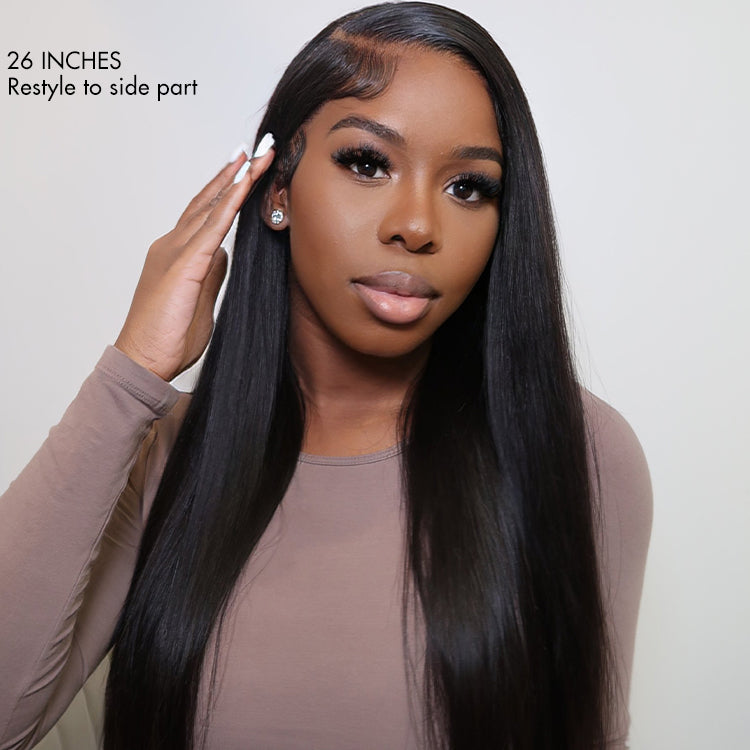 VIP Price | AiryFit™ Scalp Care Wigs | Silky Straight Middle Part Glueless 5x5 Closure Pre-Cut Lace Long Wig