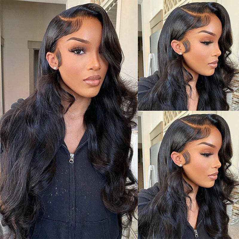 13x4 Transparent Lace Front Wig Body Wave 100% Human Hair Wigs For Women