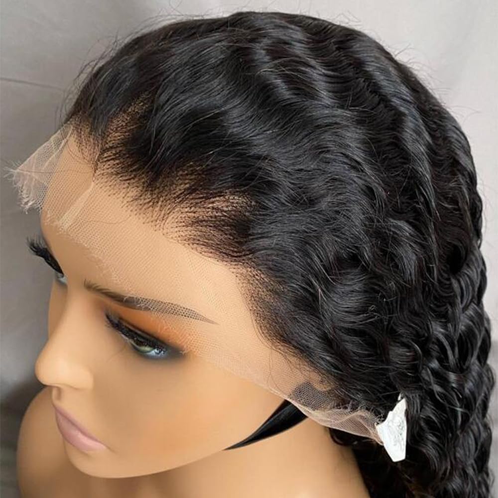 Wig Slayer HD LACE 13x6 Full Frontal Wigs Deep Wave 180% Glueless 13x6 HD Lace Front Wigs Skinlike HD Lace 13x4 Lace Frontal Wigs BOLLEDBYSARAH