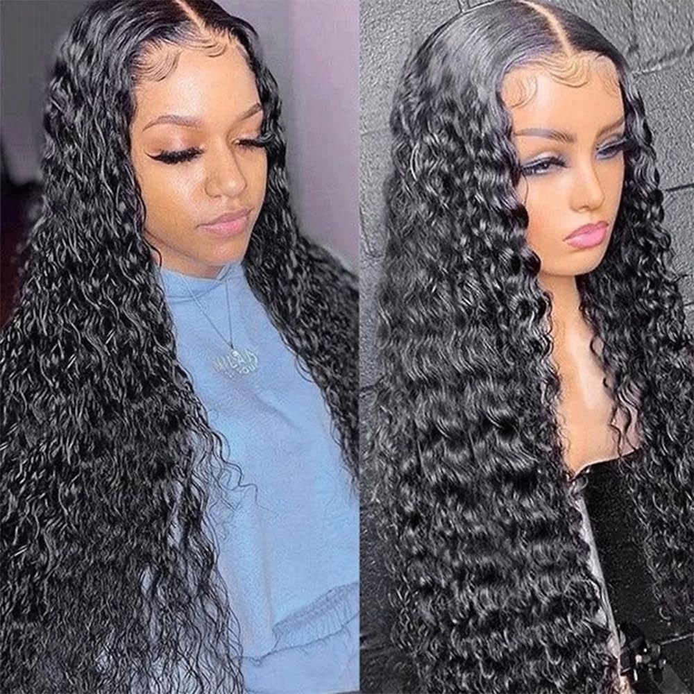 Wig Slayer HD LACE 13x6 Full Frontal Wigs Deep Wave 180% Glueless 13x6 HD Lace Front Wigs Skinlike HD Lace 13x4 Lace Frontal Wigs BOLLEDBYSARAH