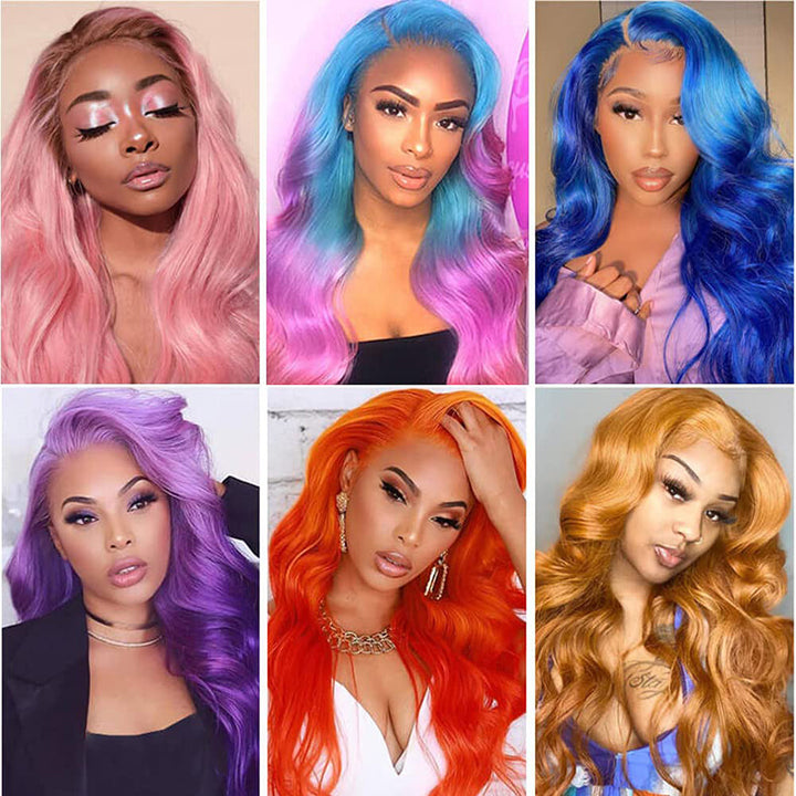 613 Lace Front Wig Human Hair Body Wave Wigs for Women 13x4 Virgin Blonde Lace Frontal Human Hair Wig Pre Plucked with Baby Hair